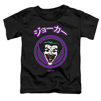 Batman Face Spiral Short Sleeve Toddler T-Shirt