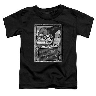 Batman Harley Inmate Short Sleeve Toddler T-Shirt
