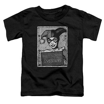 Batman Harley Inmate Short Sleeve Toddler T-Shirt