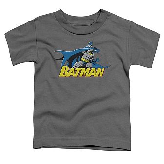 Batman 8 Bit Cape Short Sleeve Toddler T-Shirt