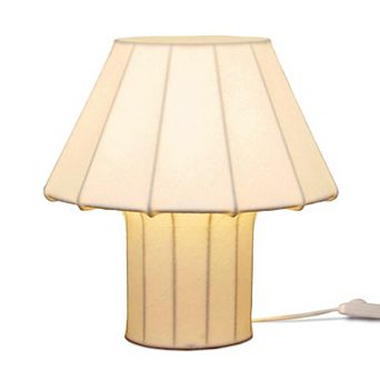 Celeste LED Lightweight Table Lamp with Resin Fabric Shade, Bulb Included (12.6")