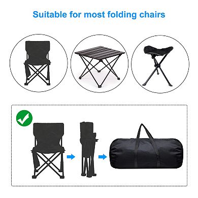 Folding Camping Chair Replacement Bag 47.2 x 6.69", Portable Camping Storage Tent Bag