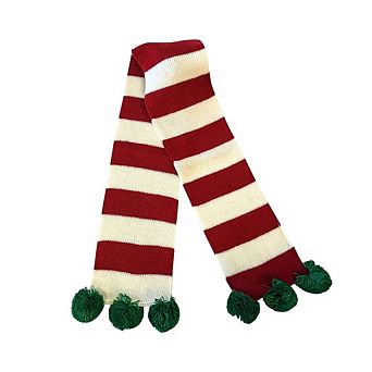 Midlee Christmas Striped Dog Scarf
