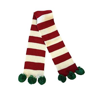 Midlee Christmas Striped Dog Scarf