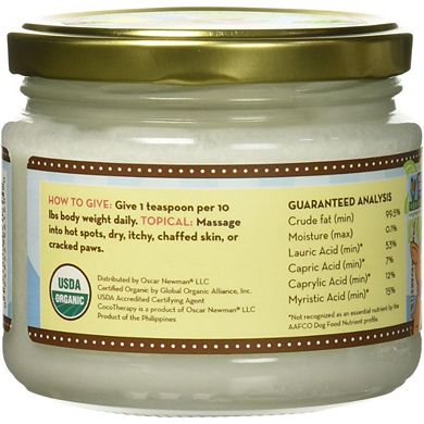 Cocotherapy 100% Organic Virgin Coconut Oil, 8 Ounces, Natural Supplement