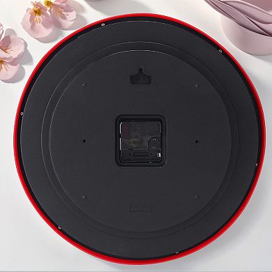 Simple Wall Clock, Big Number, Silent Non-Ticking Modern Battery Operated Clocks, 14x14x1.8 Inch