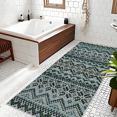 Garvee Machine Washable Boho Area Rug Non Slip Throw Carpet for Home Decor