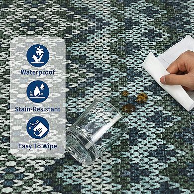 Garvee Machine Washable Boho Area Rug Non Slip Throw Carpet for Home Decor