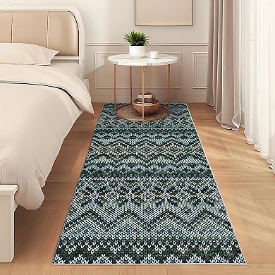Garvee Machine Washable Boho Area Rug Non Slip Throw Carpet for Home Decor