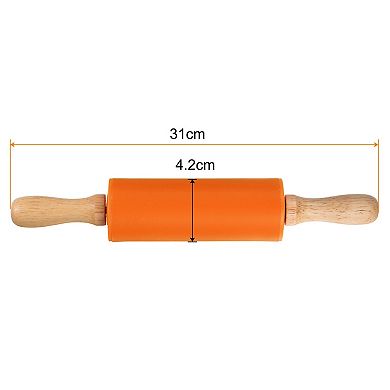 1pcs Silicone Rolling Pins for Baking 31cm x 4.2cm
