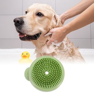Durable Round Pet Grooming Bath for Dog for Cat 3.34"x2.95"x2.56" 1 Pc