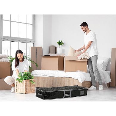 2 Pack Christmas Tree Storage Bag Foldable Large Storage Bags with Handles, Packing Bags for Clothes