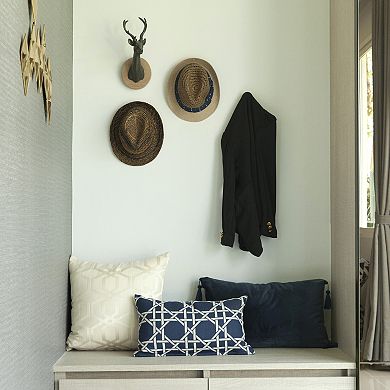 Wall Hooks, 20 Pcs Zinc Alloy Single Prong Wall Mounted Clothes Hook, Double Hole Hooks