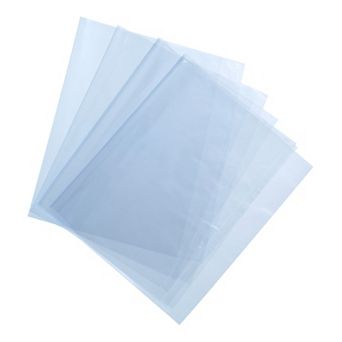 100 pc 18x12 Inch Shrink Wrap Bags, Blue Clear Heat Shrink Wrap for Gift Basket