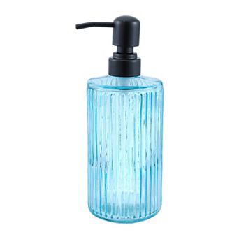 Elegant Vertical Pattern Soap Pump Dispenser for Bathroom 16.9oz 1 pc
