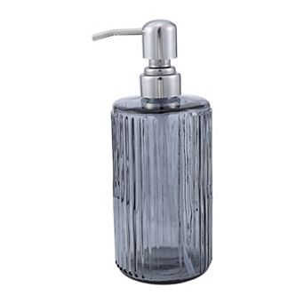 Elegant Vertical Pattern Soap Pump Dispenser for Bathroom 16.9oz 1 pc
