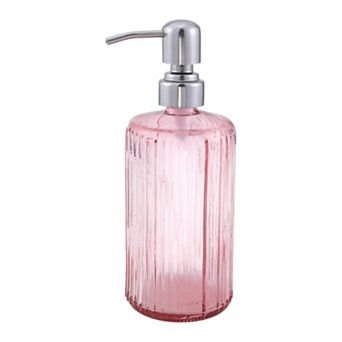 Elegant Vertical Pattern Soap Pump Dispenser for Bathroom 16.9oz 1 pc