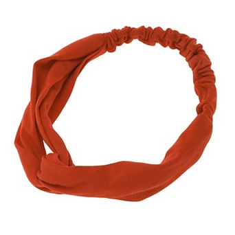 Simple Solid Elastic Cross Headwrap for Women 1 pc