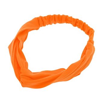 Simple Solid Elastic Cross Headwrap for Women 1 pc