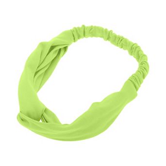 Simple Solid Elastic Cross Headwrap for Women 1 pc