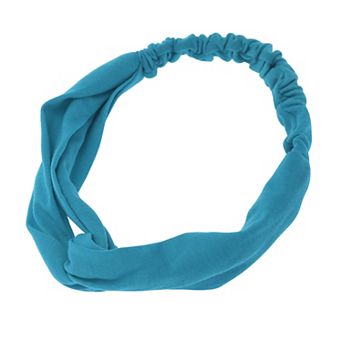Simple Solid Elastic Cross Headwrap for Women 1 pc