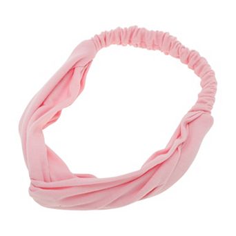 Simple Solid Elastic Cross Headwrap for Women 1 pc