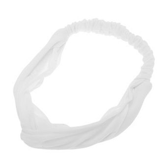 Simple Solid Elastic Cross Headwrap for Women 1 pc