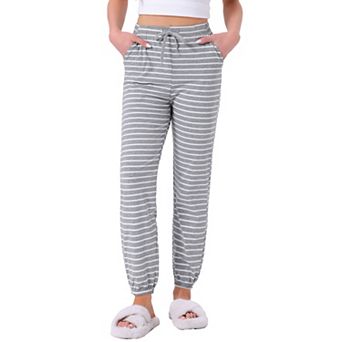 Women's Cotton Pajamas Pants Drawstring Elastic Waist Lounge Yoga Bottoms with Pockets