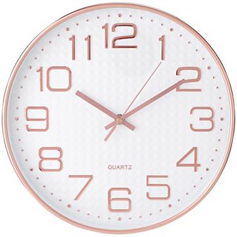 Silent Wall Clock, Non-Ticking Modern Clocks Battery Operated for Home, Kitchen Decor, 12 Inch