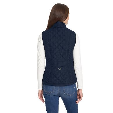 Women's Weathercast Multi Quilted Plush Lined Vest