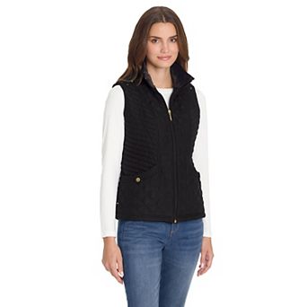Women's Weathercast Multi Quilted Plush Lined Vest