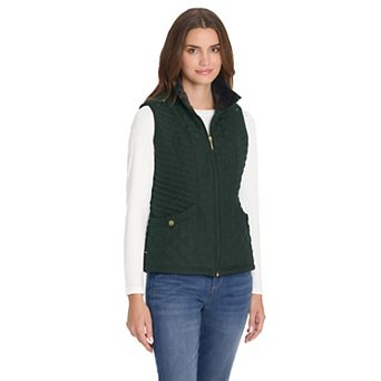 Women's Weathercast Multi Quilted Plush Lined Vest