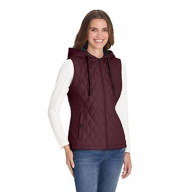 Women's Weathercast Hooded Puffer Vest