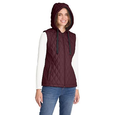 Women's Weathercast Hooded Puffer Vest