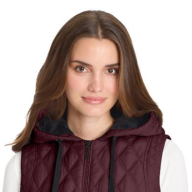Women's Weathercast Hooded Puffer Vest