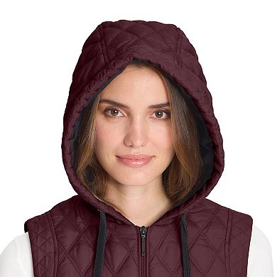 Women's Weathercast Hooded Puffer Vest