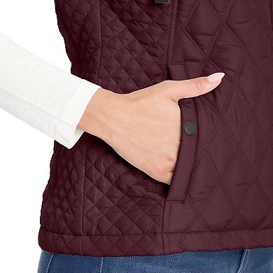 Women's Weathercast Hooded Puffer Vest