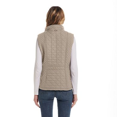 Women's Weathercast Multi Quilted Plush Lined Vest