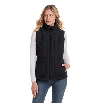 Women's Weathercast Multi Quilted Plush Lined Vest