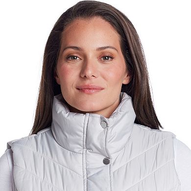 Women's Weathercast Mixed Quilted Longline Vest