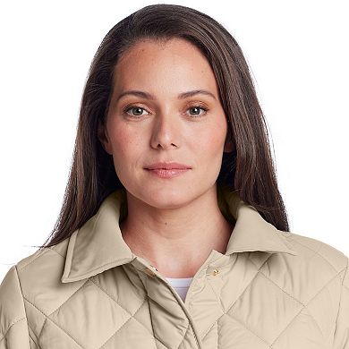Women's Weathercast Snap Front Quilted Barn Walker Coat