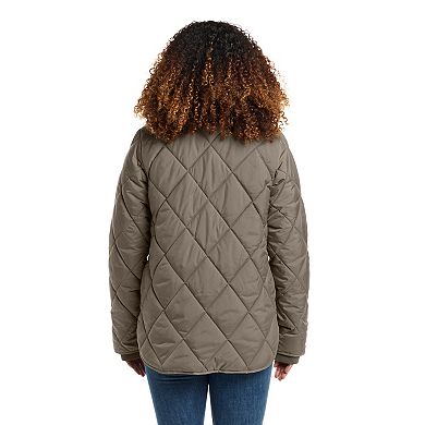 Women's Weathercast Knit Collar Quilted Jacket