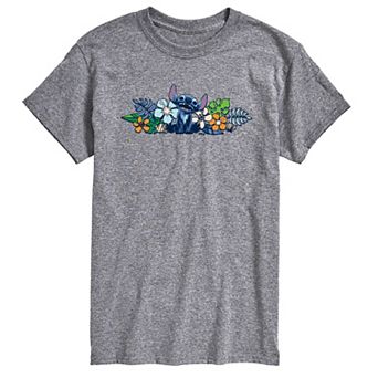 Disney's Lilo & Stitch Big & Tall Flowers Stitch Graphic Tee