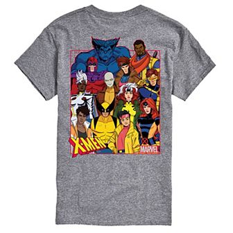 Big & Tall Marvel X-Men '97 Group Oversized Short Sleeve Graphic Tee