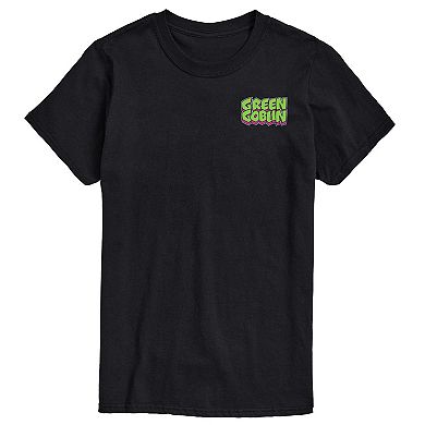 Big & Tall Marvel Green Goblin Comic Panels Short Sleeve Graphic Tee