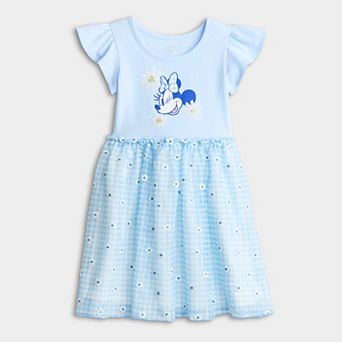 Baby & Toddler Girl Jumping Beans® Disney's Minnie Mouse Floral Print Ruffled Sleeves Tutu Dress