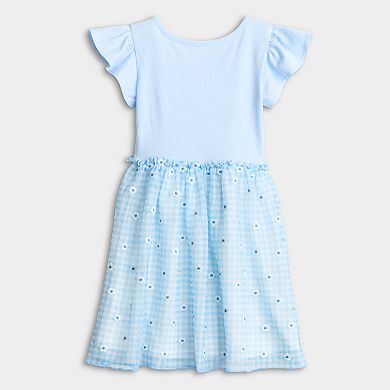 Baby & Toddler Jumping Beans® Disney's Minnie Mouse Floral Print Ruffled Sleeves Tutu Dress