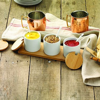 Denmark Tools for Cooks 7-pc. Canister Serving Set with Bamboo Tray