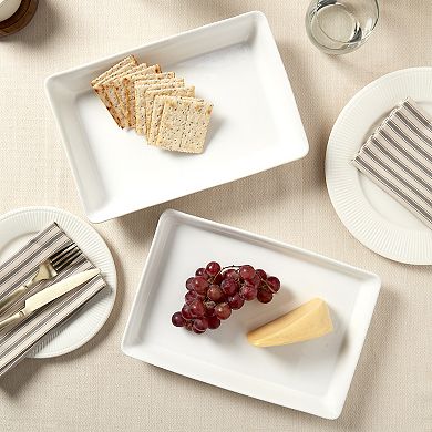 Denmark Tools for Cooks 2-pc. Rectangular Ceramic Serving Platter Set
