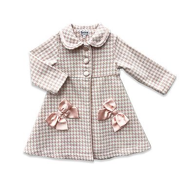 Baby & Toddler Blueberi Boulevard 2-pc. Boucle Coat & Dress Set with Satin Bows